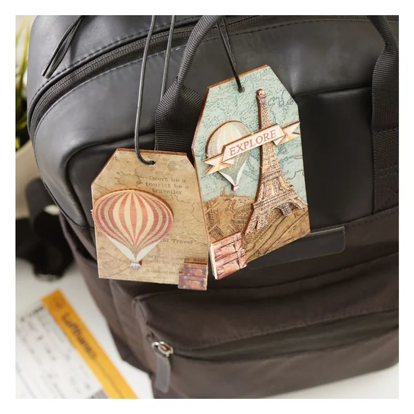 Soies de paille à motifs Backgrounds « Around the World », set de 8