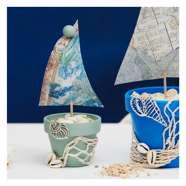 Soies de paille à motifs Backgrounds « Songs of the Sea »
