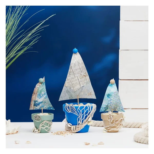 Soies de paille à motifs Backgrounds « Songs of the Sea »