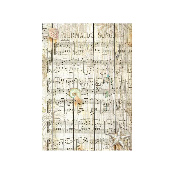 Soies de paille à motifs Backgrounds « Songs of the Sea »