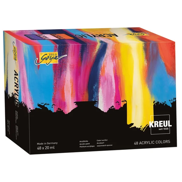 SOLO GOYA Acrylic, 48 tubes de 20 ml
