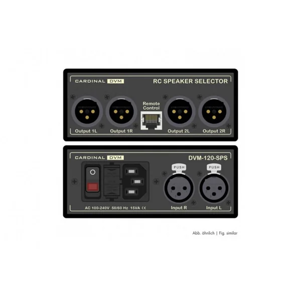 SOMMERCABLE CARDINAL DVM-120-SPS Sélecteur d'Enceintes par Contrôle à Distance Professionnel