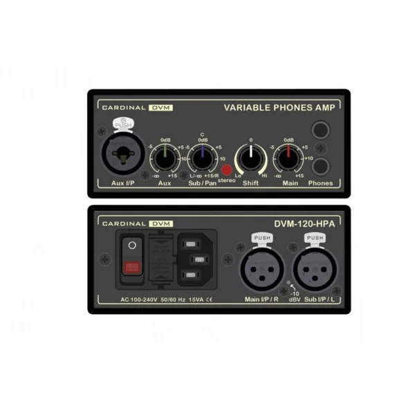 SOMMERCABLE CARDINAL DVM 120 HPA Amplificateur de Casque Professionnel
