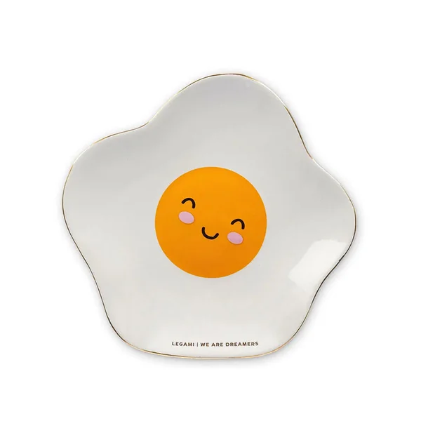 Soucoupe en céramique oeuf - Legami