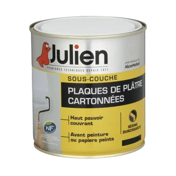 Sous Couche Plaques de plâtre cartonnées JULIEN