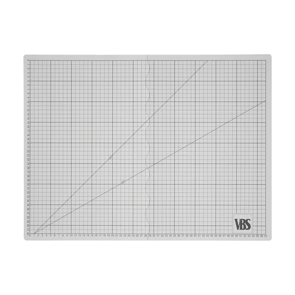 Sous-main de découpe pliable VBS « Cool Grey »