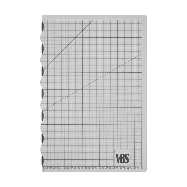 Sous-main de découpe pliable VBS « Cool Grey »