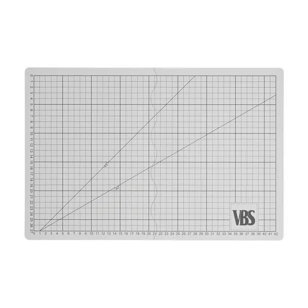 Sous-main de découpe pliable VBS « Cool Grey »