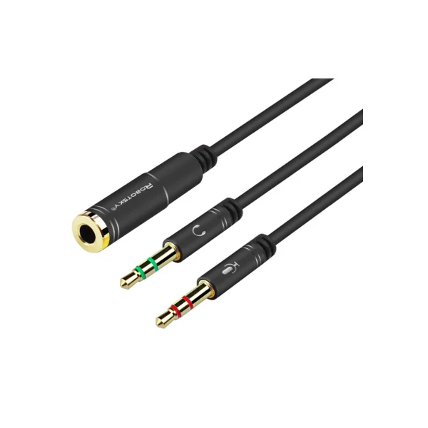 Splitteur mini jack TRRS femelle fers Mini Jack mâle haut parleur et micro