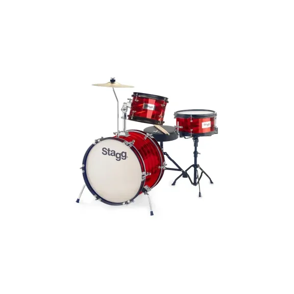 STAGG Junior Batterie 16"/3pcs Red