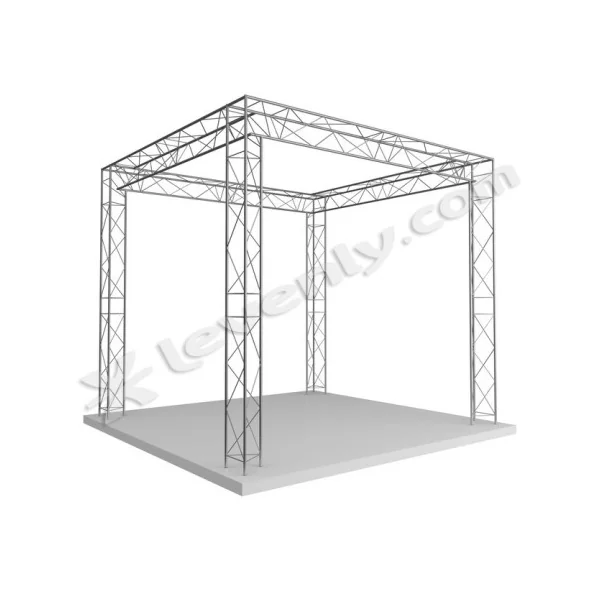 Stand exposition Trio M290 de Milos Truss