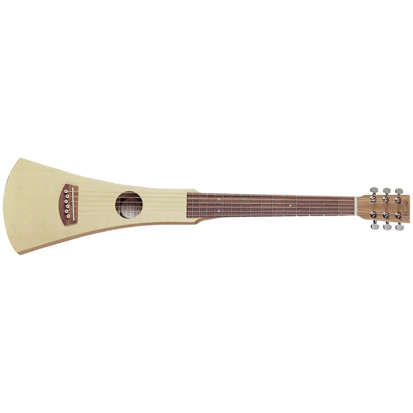 Steel String Backpacker Guitar - natural satin