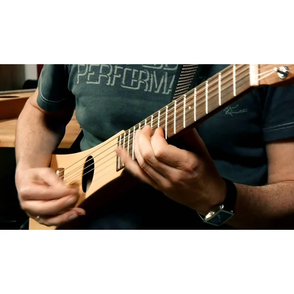 Steel String Backpacker Guitar - natural satin