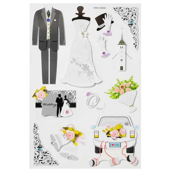 Stickers 3D « Mariage »