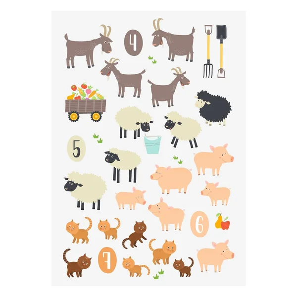 Stickers de fenêtre « Ferme »
