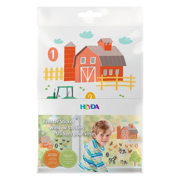 Stickers de fenêtre « Ferme »