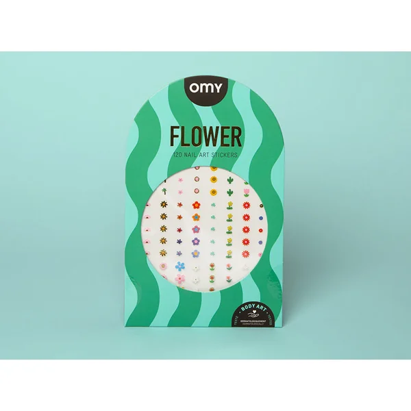 Stickers Nail art - Flower - 120 stickers décoratifs pour ongles