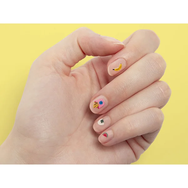 Stickers Nail art Yummy - Set de 120 stickers ongles OMY