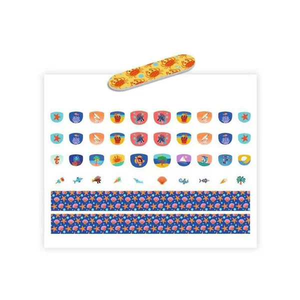 Stickers pour ongles - Méditerranée - Djeco