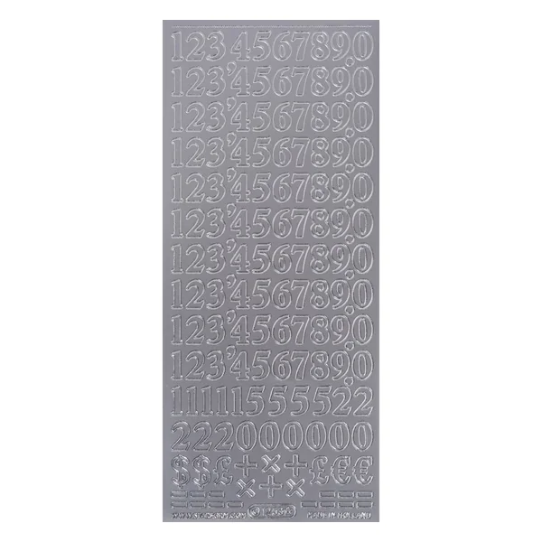 Stickers relief « Chiffres »