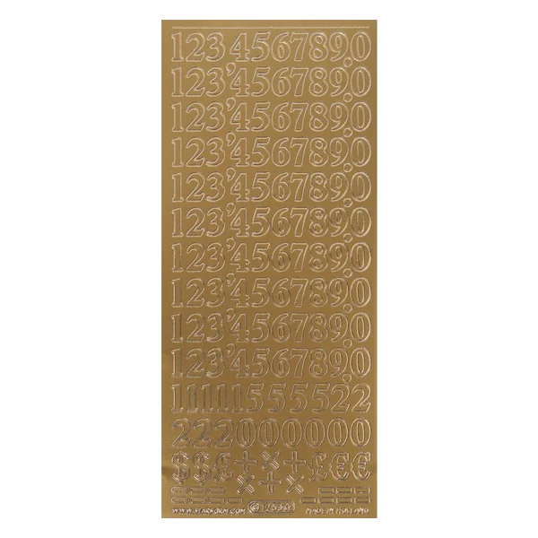 Stickers relief « Chiffres »