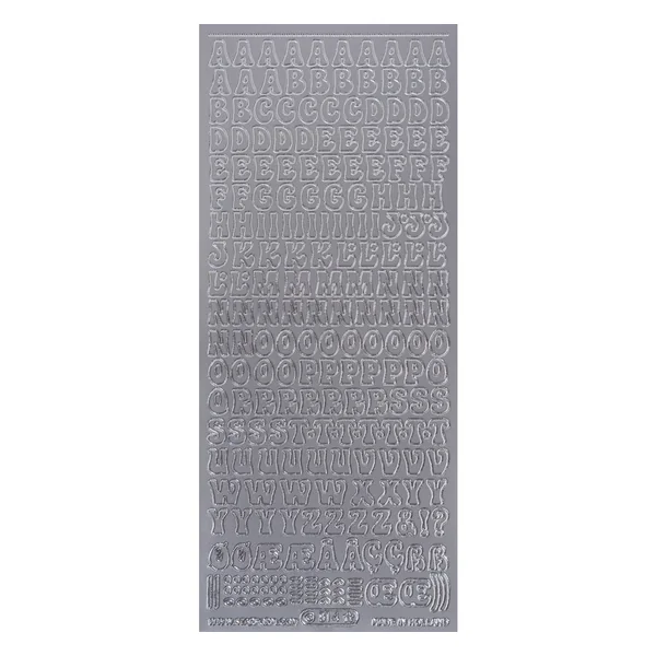 Stickers relief « Majuscules »