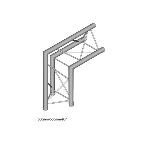 Structure Triangle alu 90° pointe Extérieure duratruss DT23-C24-L90