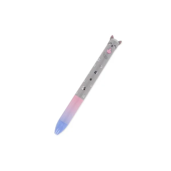 Stylo bicolore Click & Clack Chat - Legami