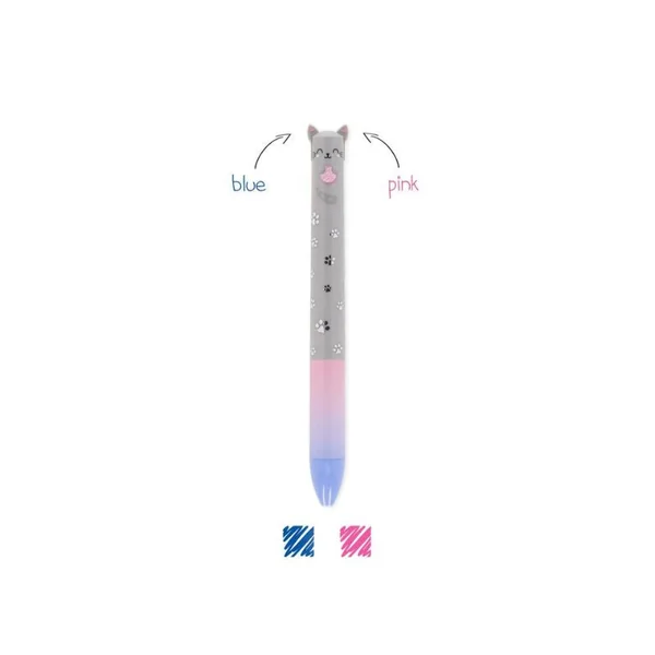 Stylo bicolore Click & Clack Chat - Legami