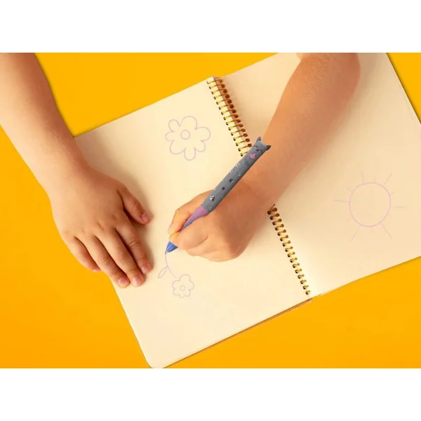 Stylo bicolore Click & Clack Chat - Legami