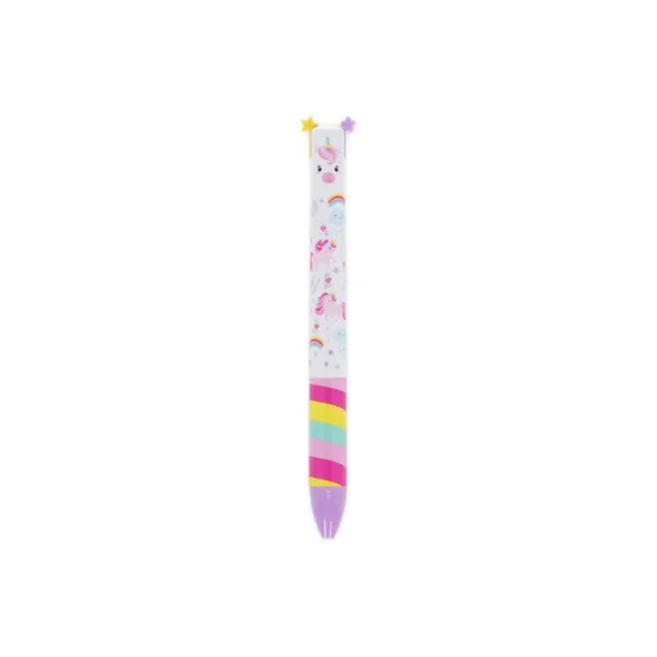 Stylo bicolore Click & Clack Licorne - Legami