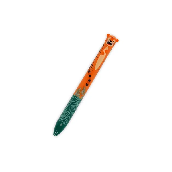 Stylo bicolore Click & Clack Tigre - Legami