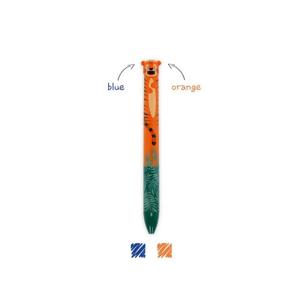 Stylo bicolore Click & Clack Tigre - Legami