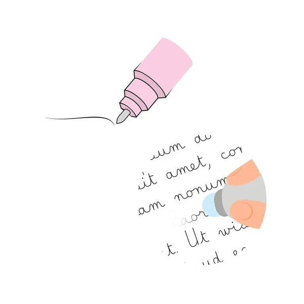 Stylo licorne effaçable - Legami
