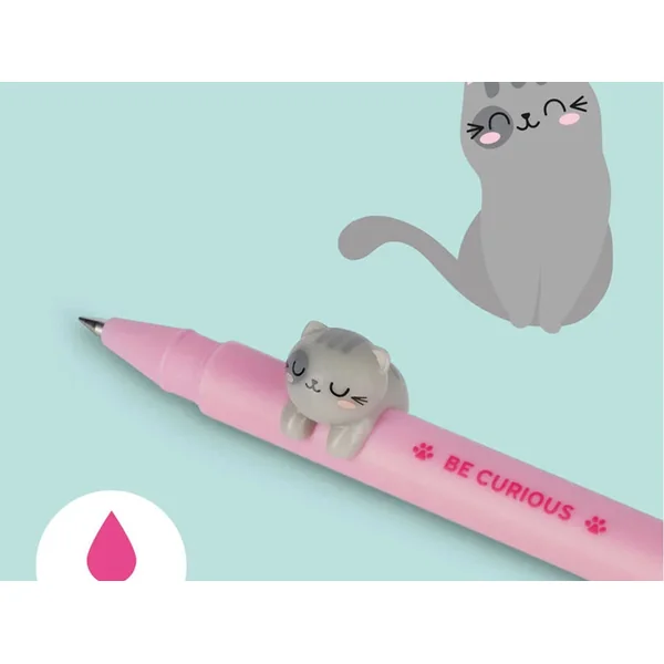 Stylo à Encre Gel Chat Lovely Friends - Legami