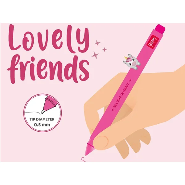 Stylo à Encre Gel Chat Lovely Friends - Legami