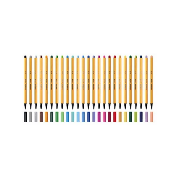 Stylos-feutres pointe fine STABILO Point 88 à l'unité