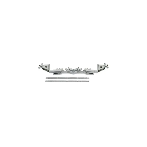 Support Percu Meinl 2 Attaches - 2 Bras Droits - Ecartement Reglable