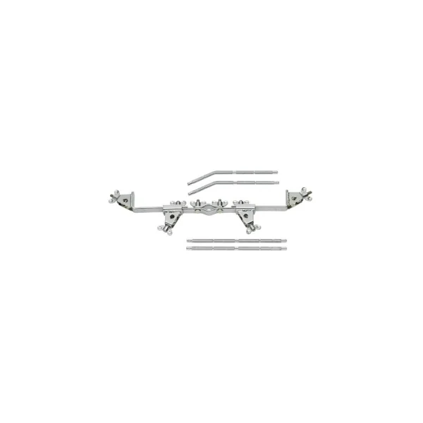 Support Percu Meinl 4 Attaches - 2 Bras Droits Et 2 Avec Angle