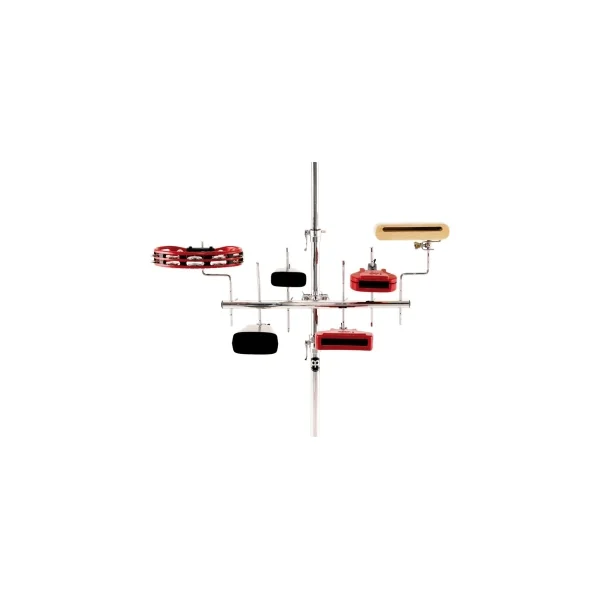 Support Percu Meinl 6 Attaches - 2 Bras Droits + 2 Avec Angle + 2 En