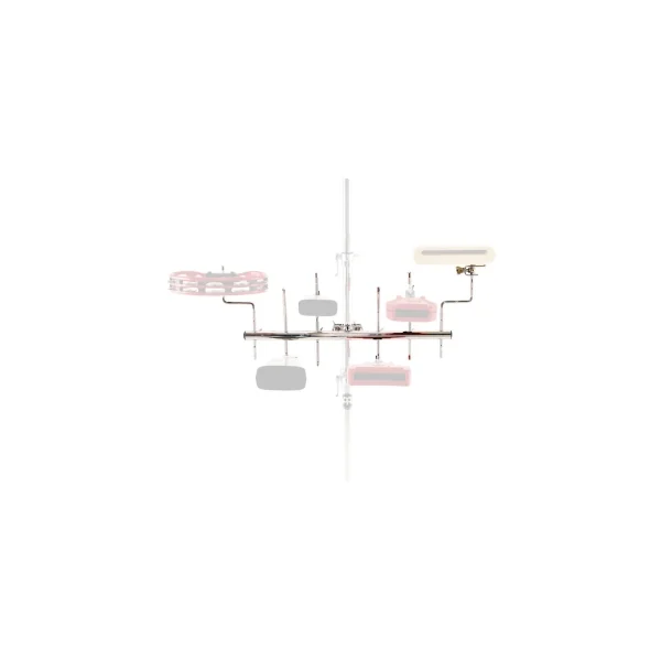 Support Percu Meinl 6 Attaches - 2 Bras Droits + 2 Avec Angle + 2 En