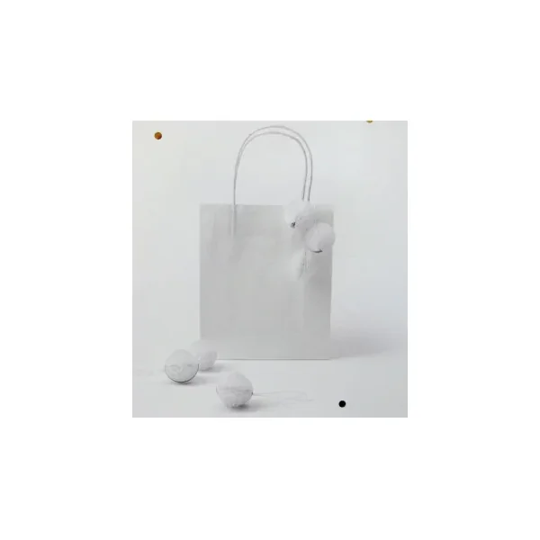 Suspensions en papier nid d'abeille 'Rico Design - Let's Party' 6 Mini boules blanches 4 cm