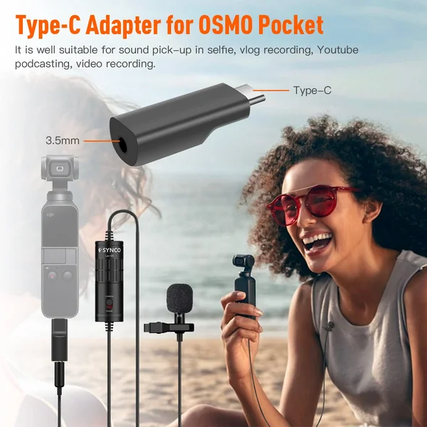 Synco lavalier mikrofon til OSMO pocket