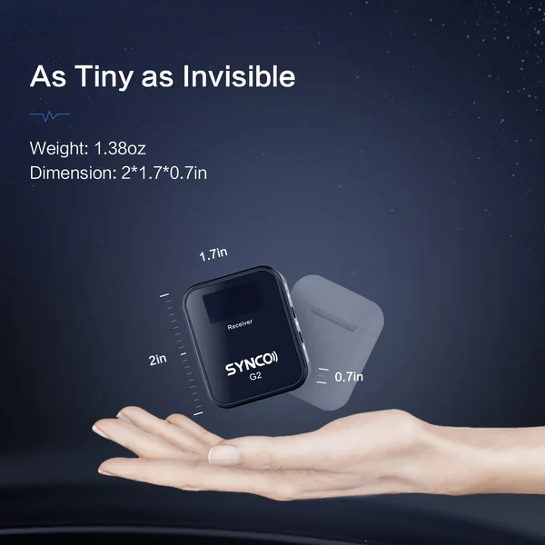 Synco WAir G2 wireless mikrofonsystem display m/2 mikrofoner