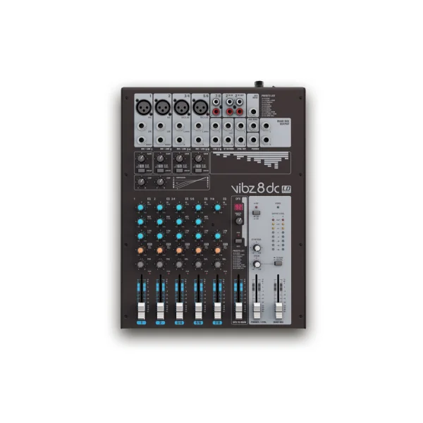 Table de mixage LD Systems VIBZ 8 canaux avec effets et compresseur intégrés