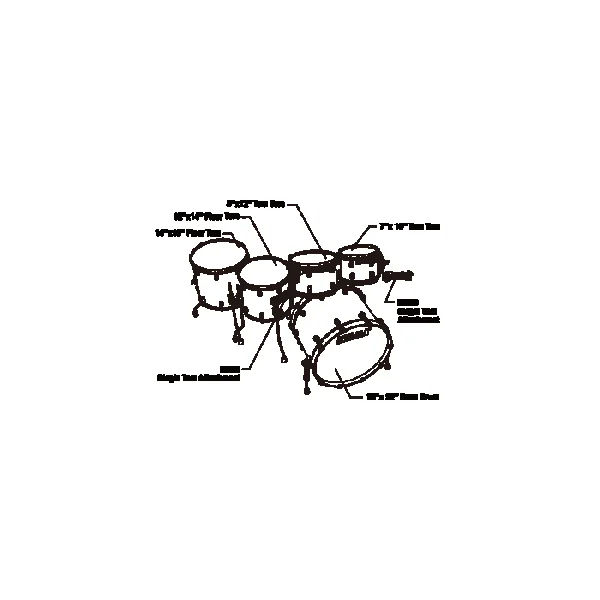 TAMA Starclassic Walnut/Birch Batterie 22"/5pcs Satin Sapphire Fade