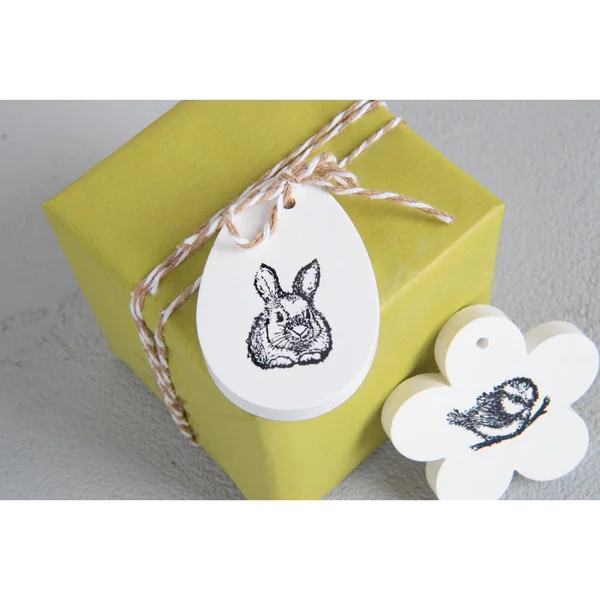 Tampon en bois « Petit lapin »