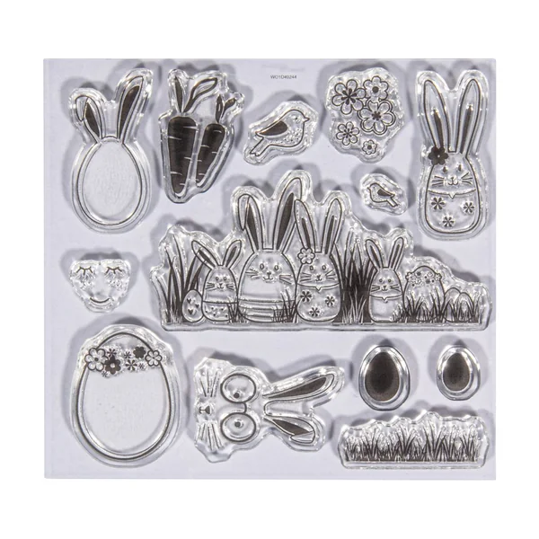 Tampons Clear Stamps « Famille de lapins »
