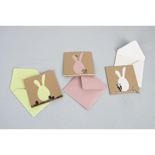 Tampons Clear Stamps « Famille de lapins »
