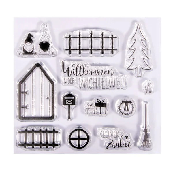 Tampons Clear Stamps « Monde des lutins »